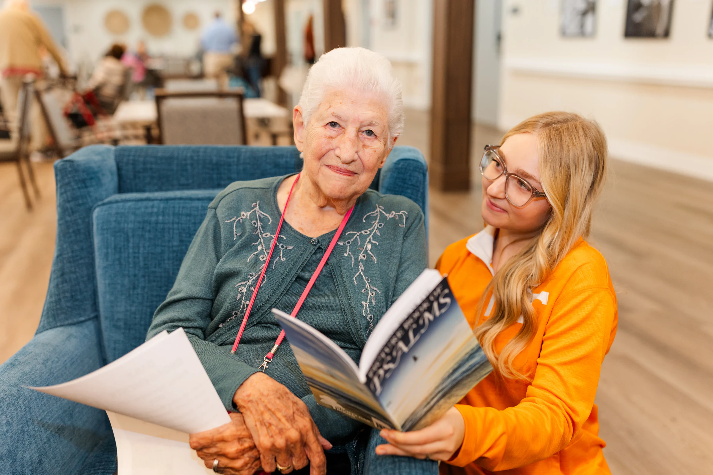 Residents enjoying meaningful activities at Emory Mills